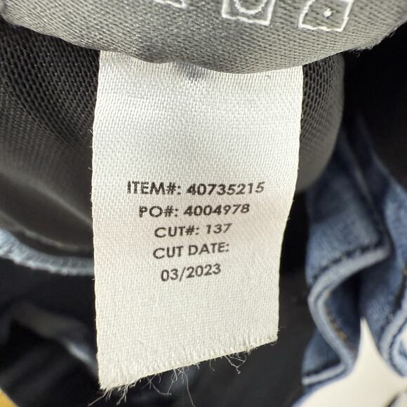 Torrid Bombshell Skinny Jeans Plus size 22S Medium Blue Denim High Rise Destroye - Picture 7 of 10